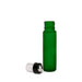 10mlRollOn_MetalBall_GreenBottle_Thumbnail Emerald Green Frosted Stainless Steel