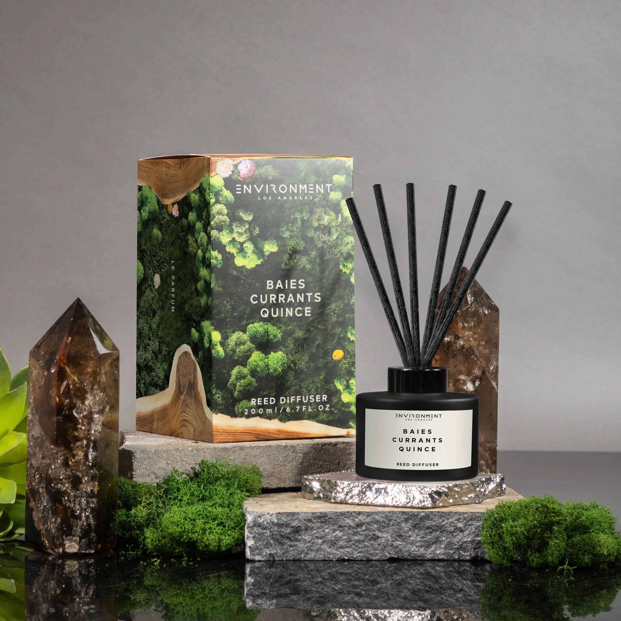 Baies diffuser with packaging