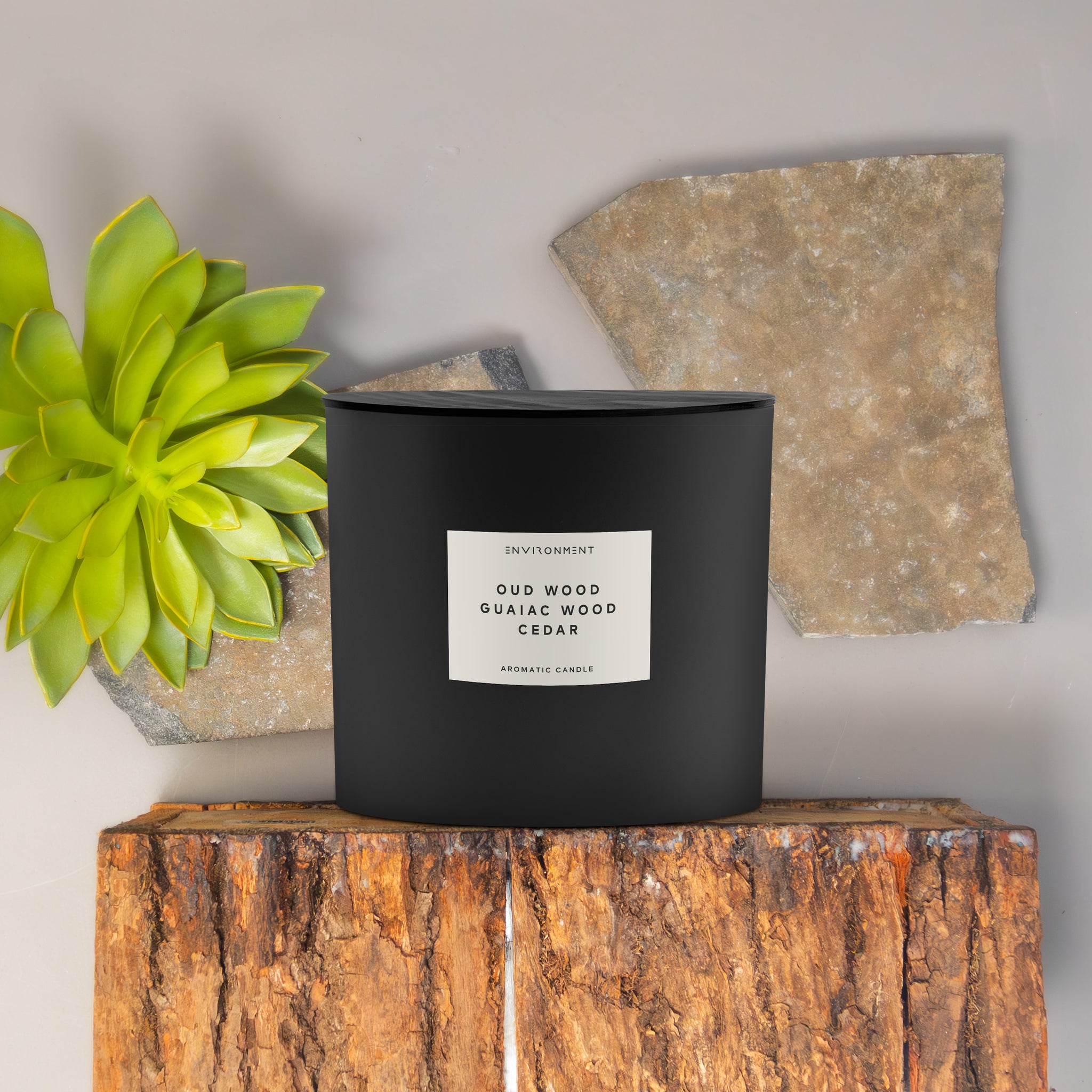 55oz Oud Wood | Guaiac Wood | Cedar Candle (Inspired by Tom Ford Oud Wood®)