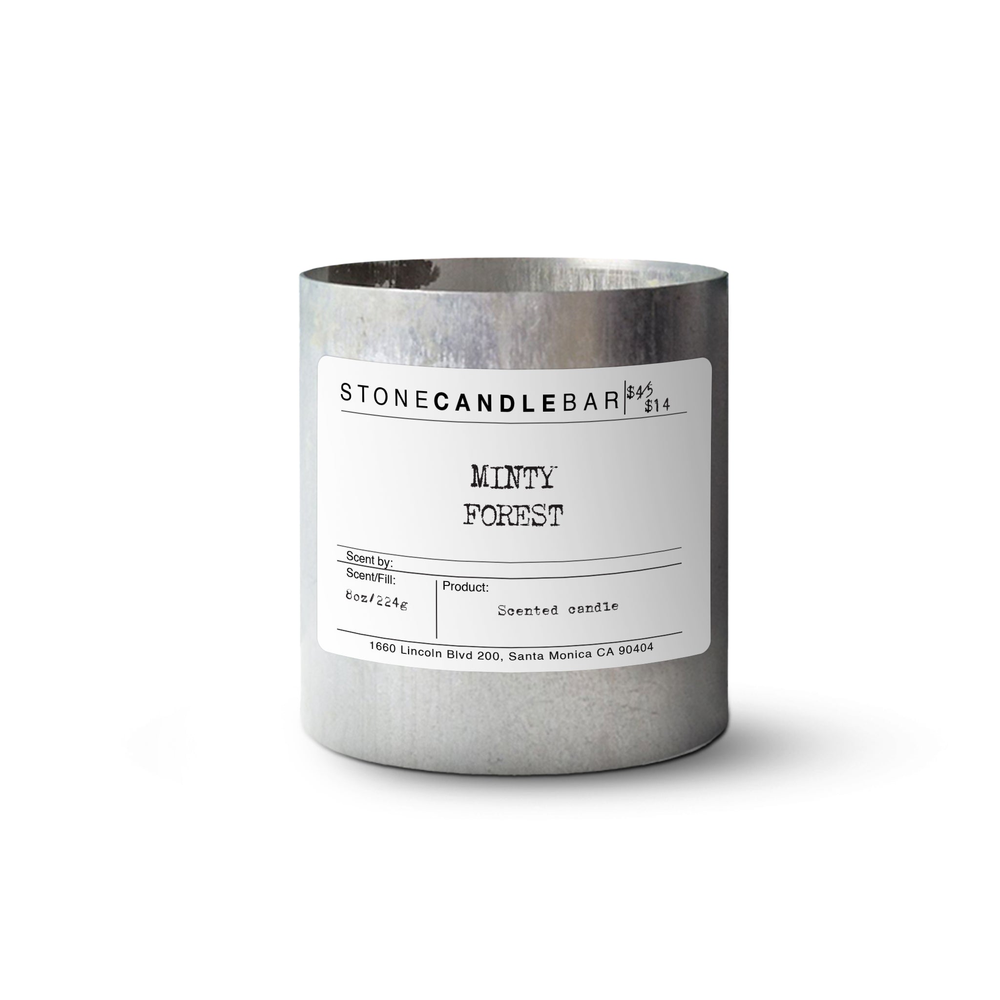 8oz Minty Forest Candle
