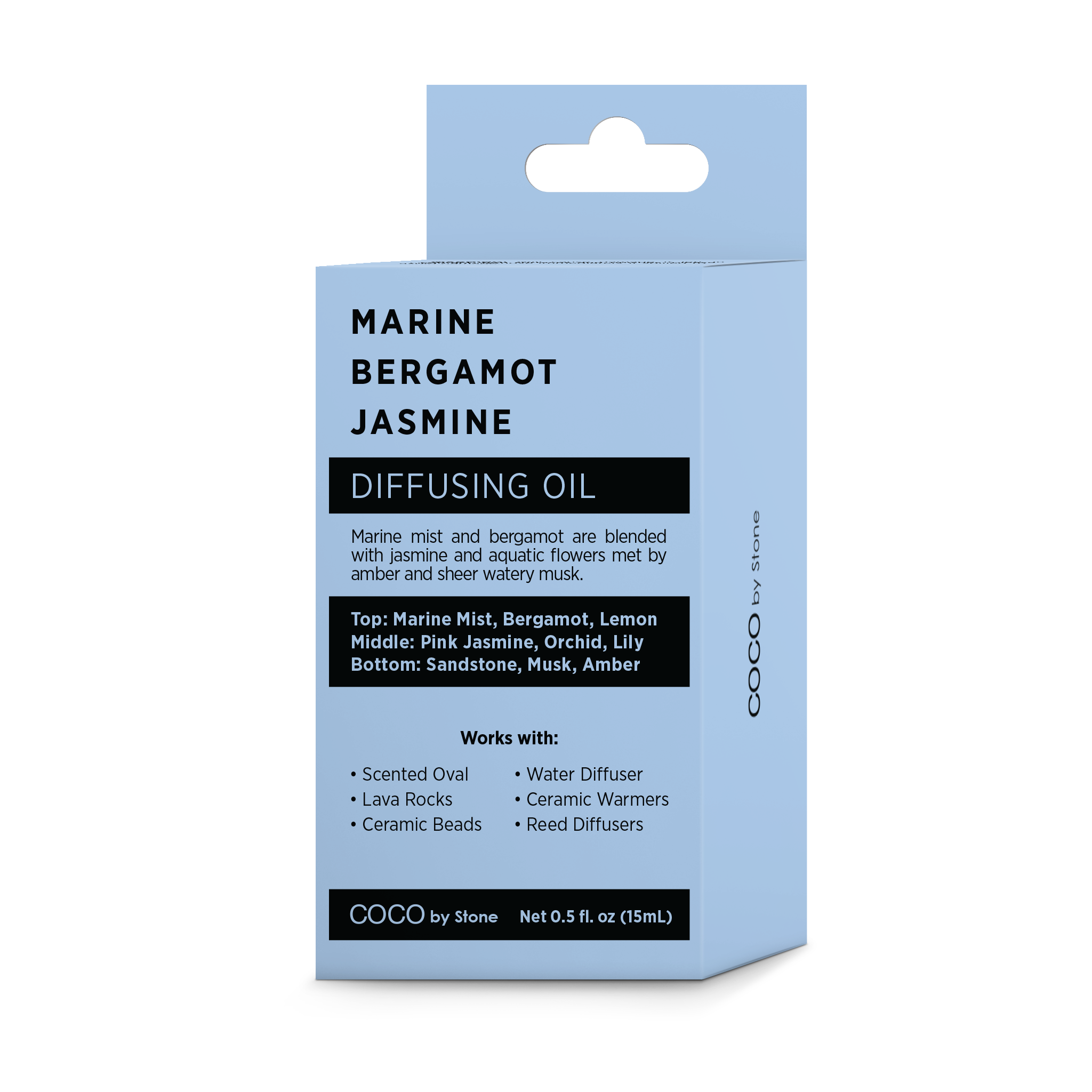 Diffusing Oil (Marine | Bergamot | Jasmine)