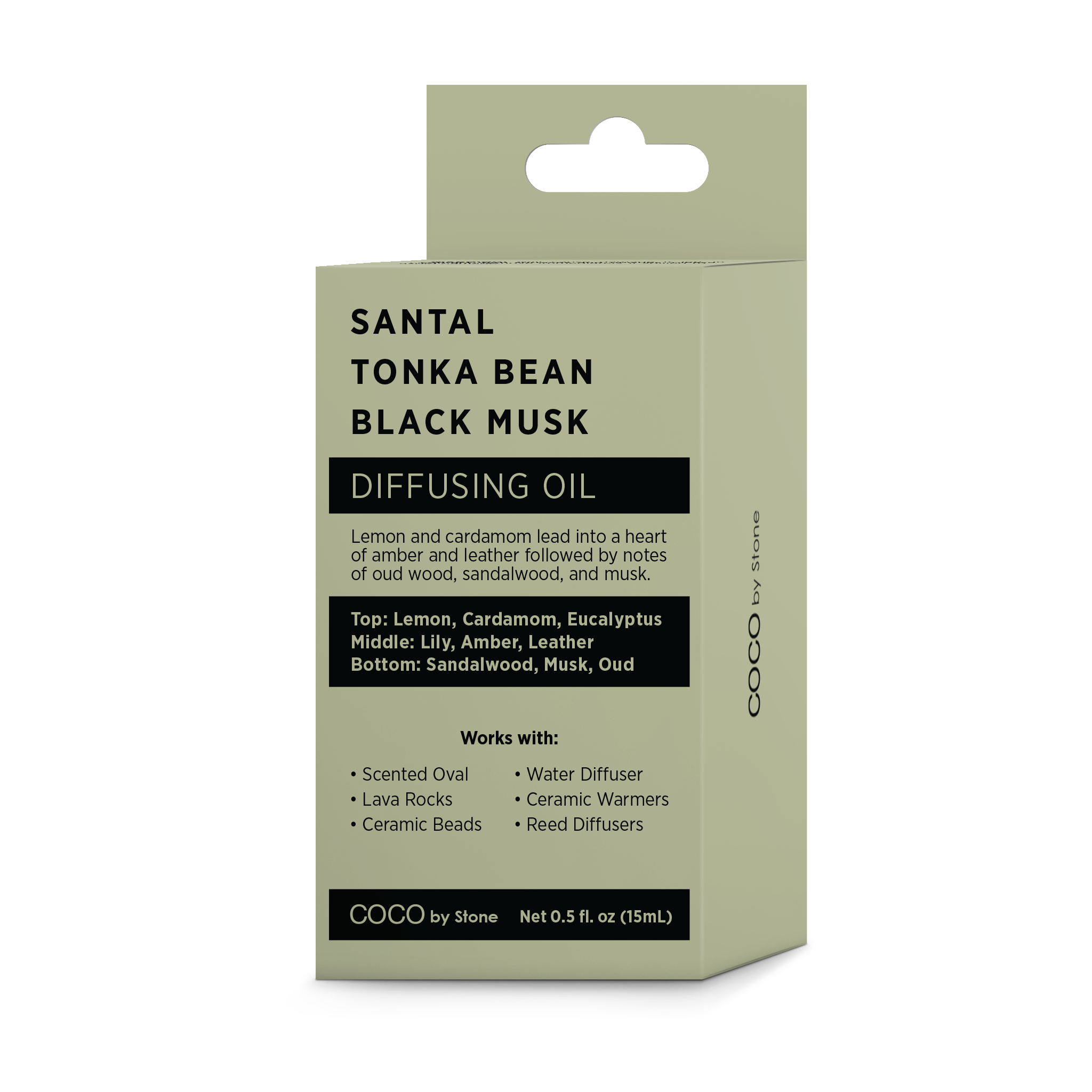 Diffusing Oil (Santal | Tonka Bean | Black Musk)