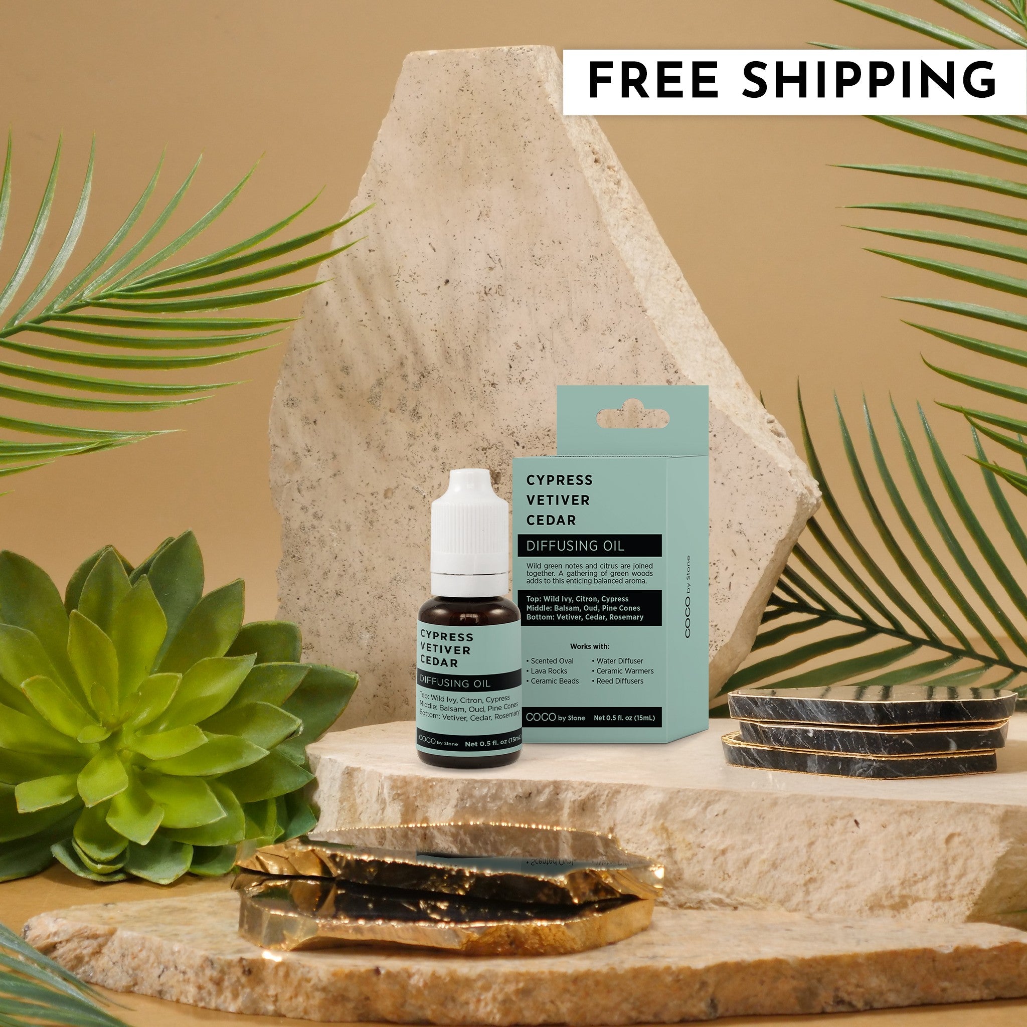 Diffusing Oil (Cypress | Vetiver | Cedar)