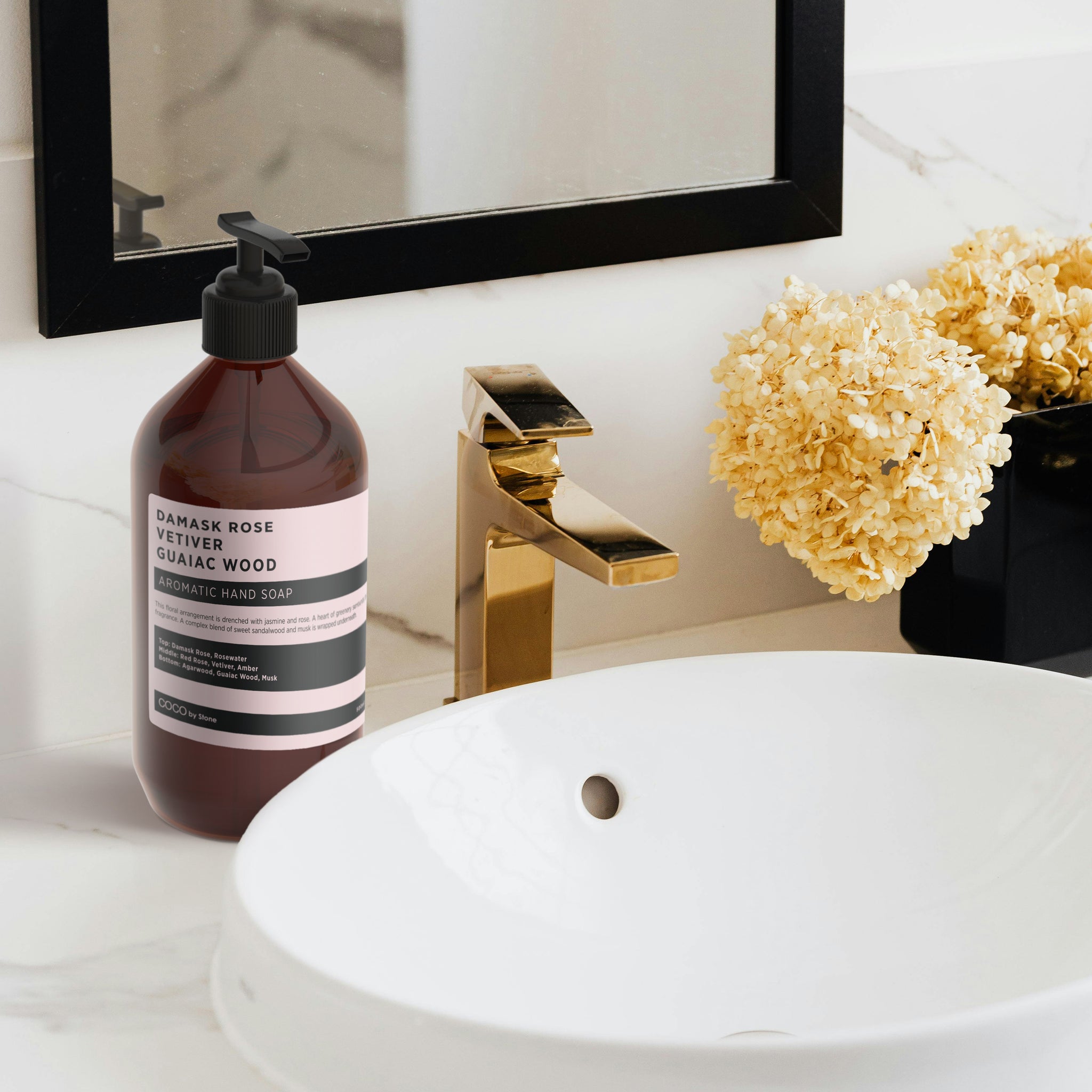 Damask Rose | Vetiver | Guaiac Wood Hand Soap