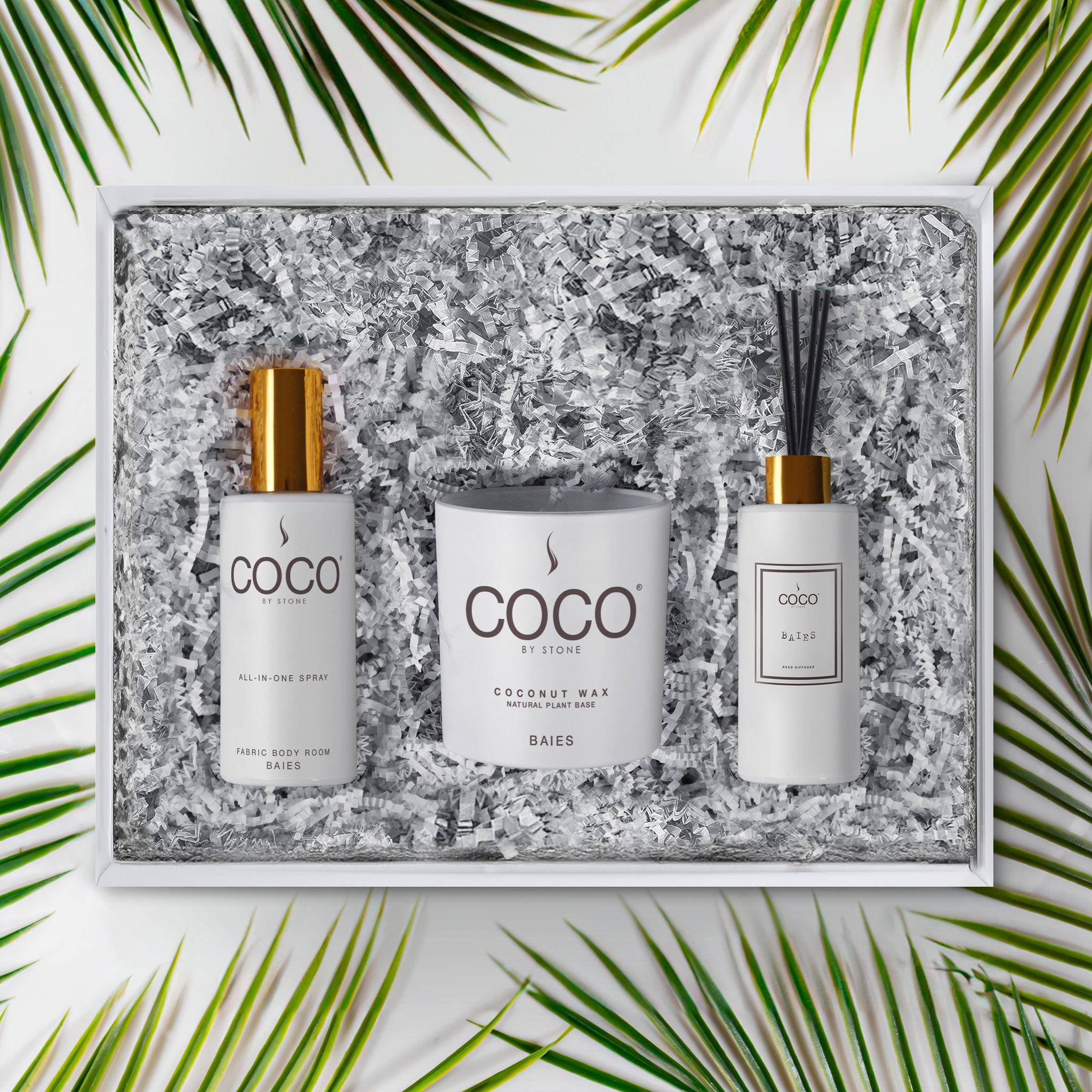 5oz Diffuser, 5oz Room Spray and 11oz Candle Gift Pack (Baies)