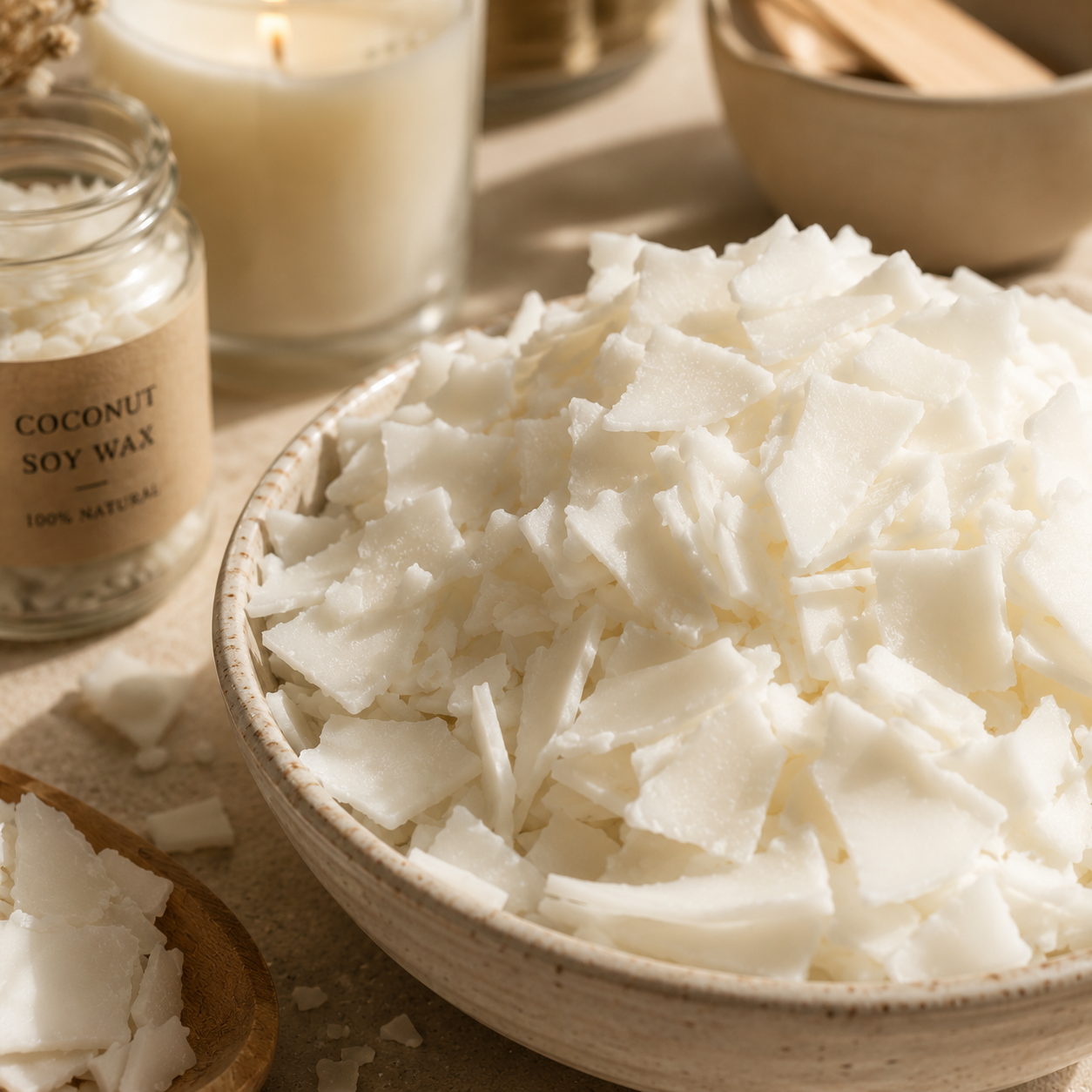 100% Natural Coconut Soy Wax - 467 (Paraffin-Free)