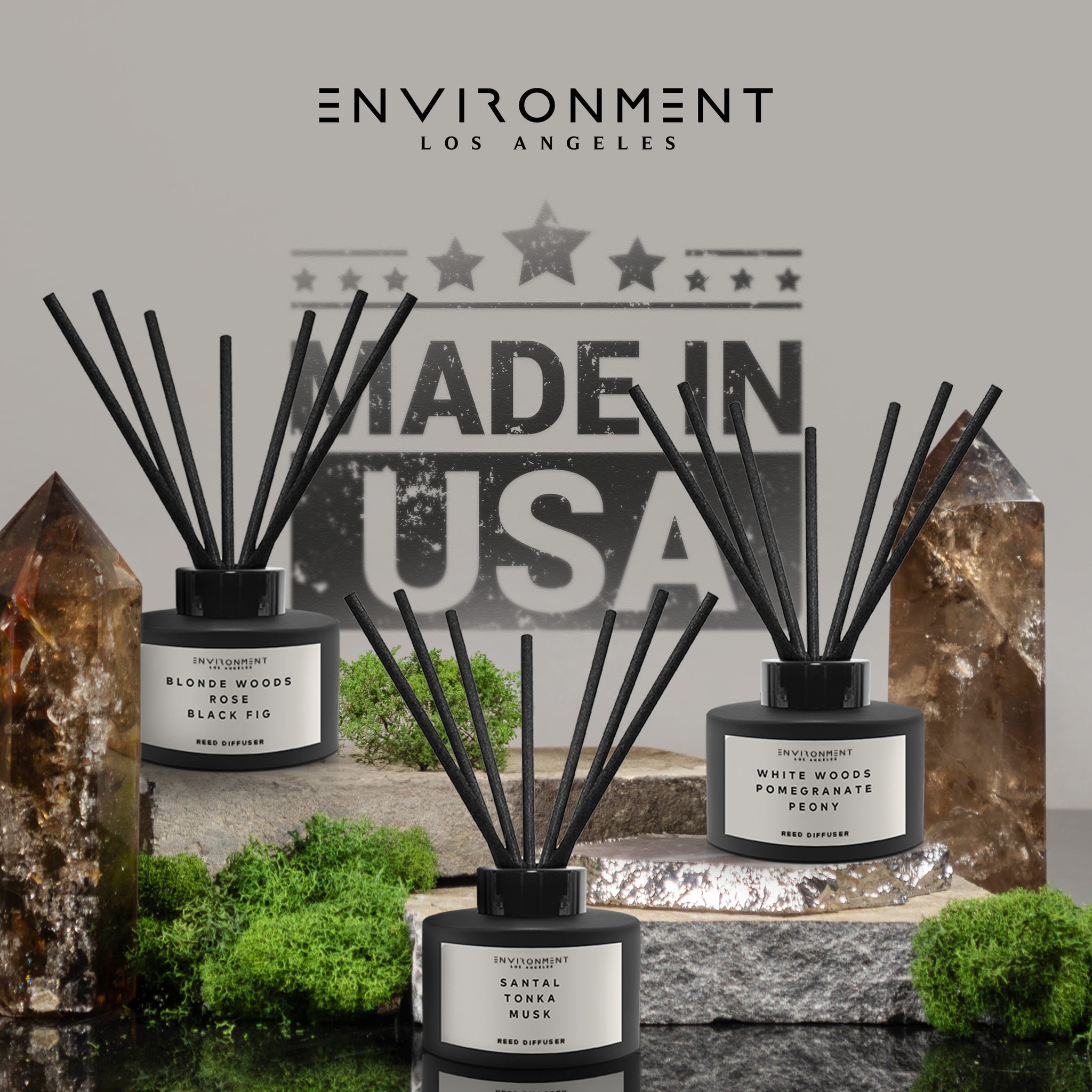 Rosewater | Peony Water | Washed Woods Diffuser (Inspired by Issey Miyake L'Eau d'Issey®)
