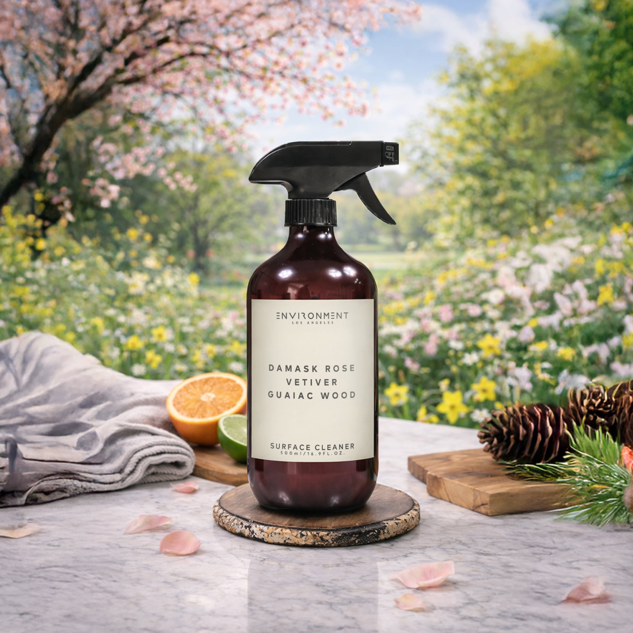 Damask Rose | Vetiver | Guaiac Wood Surface Cleaner (Inspired by Le Labo Rose 31® and Fairmont Hotel®)