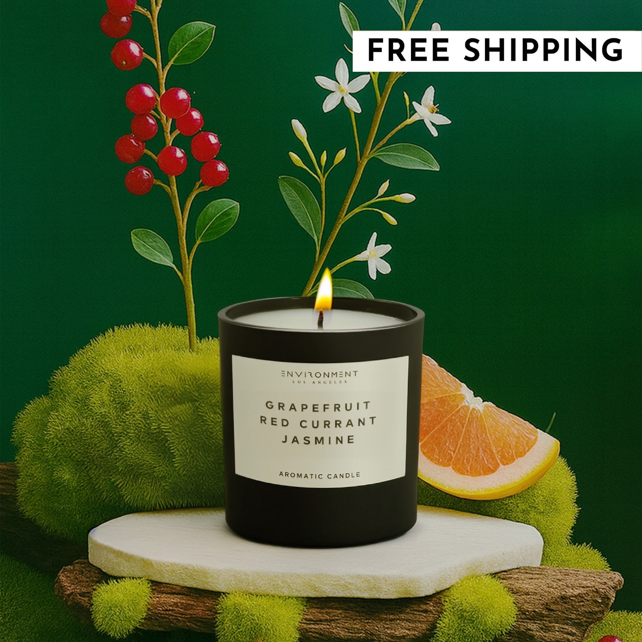 8oz Grapefruit | Red Currant | Jasmine Candle with Lid and Box (Inspired by Marriott Hotel®)
