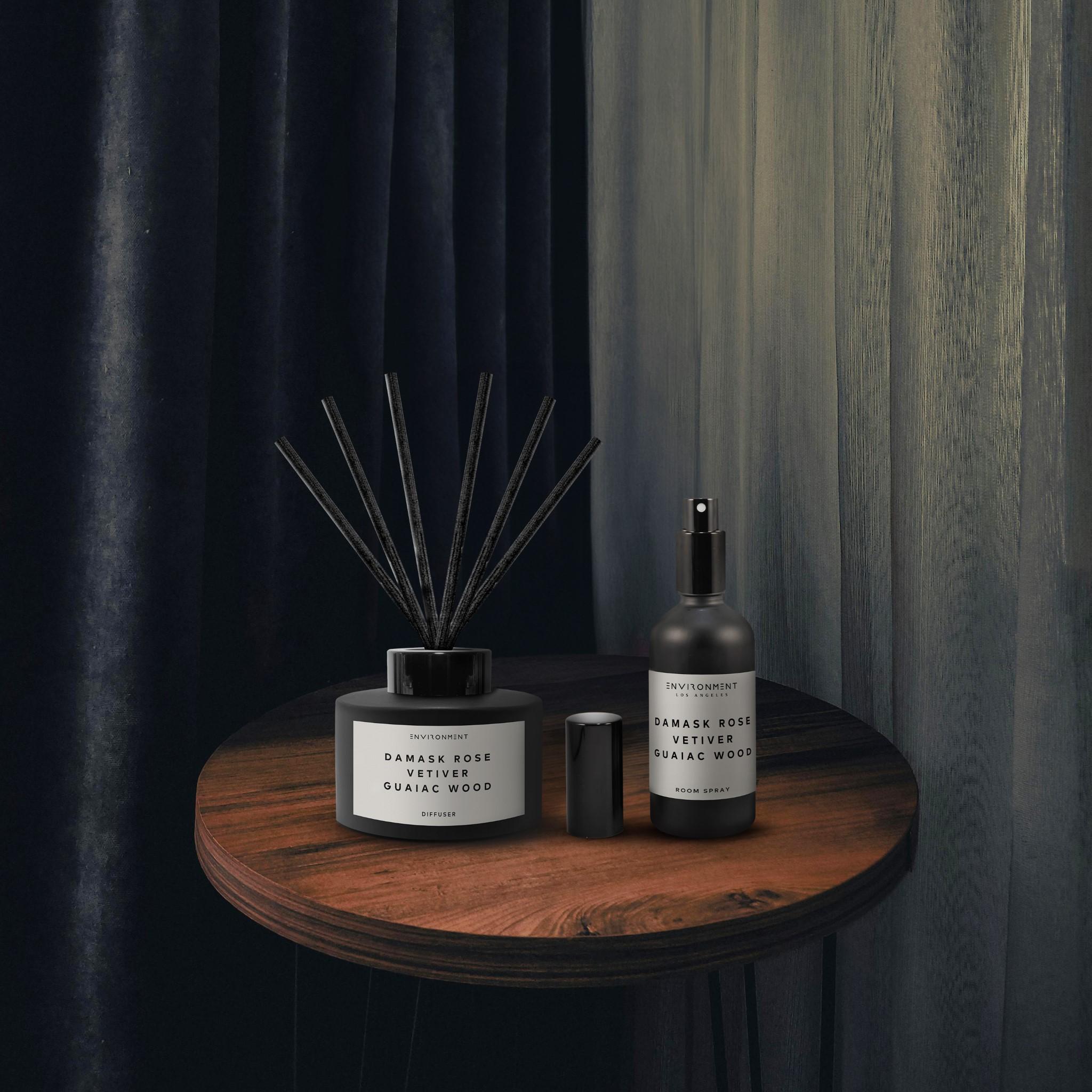Damask Rose | Vetiver | Guaiac Wood Diffuser (Inspired by Le Labo Rose 31® and Fairmont Hotel®)
