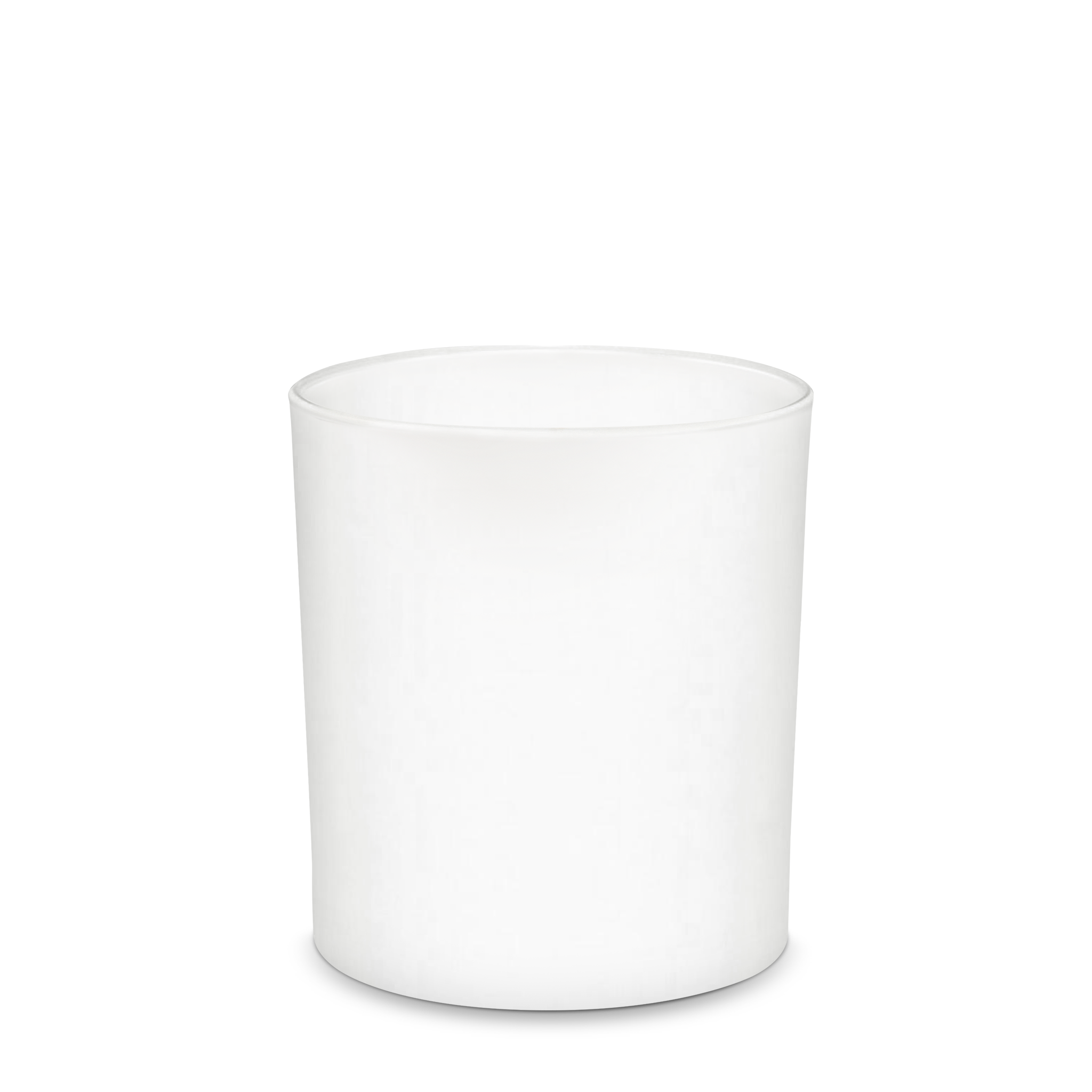 Stone_Candles_Supplies_Heavy_Rocks_Glass_White_Matte_11oz #Glass Color_White Matte