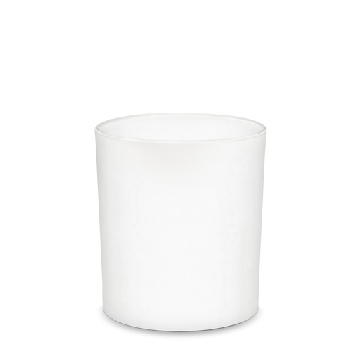 Stone_Candles_Supplies_Heavy_Rocks_Glass_White_Matte_11oz #Glass Color_White Matte