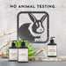 No animal testing