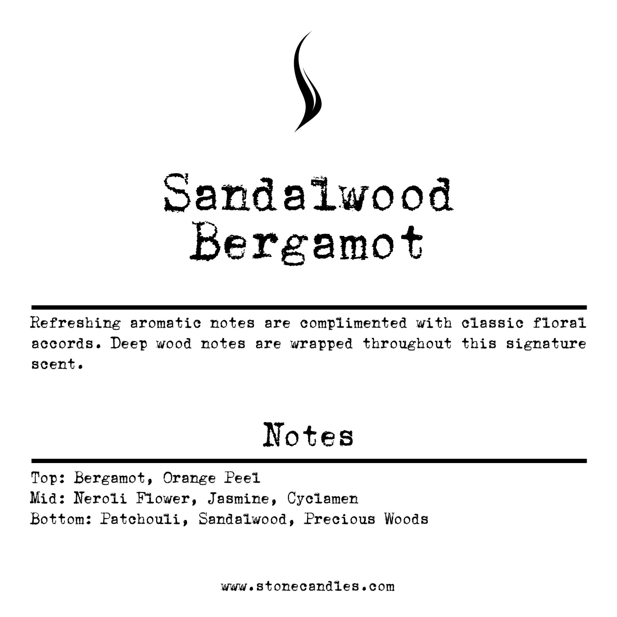 Sandalwood Bergamot Sample Scent Strip