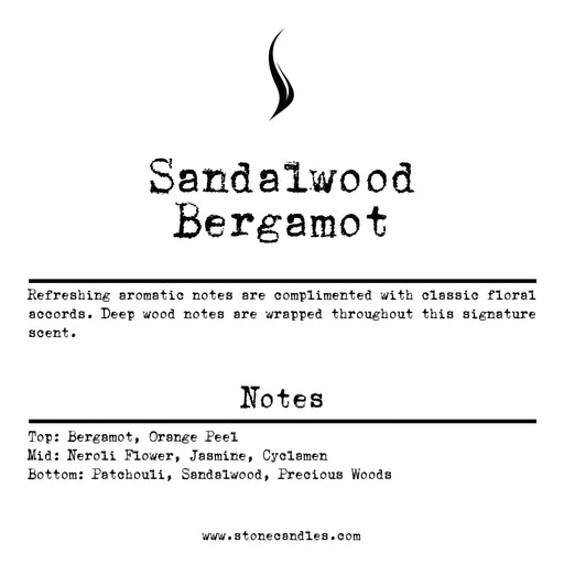 Sandalwood Bergamot Sample Scent Strip