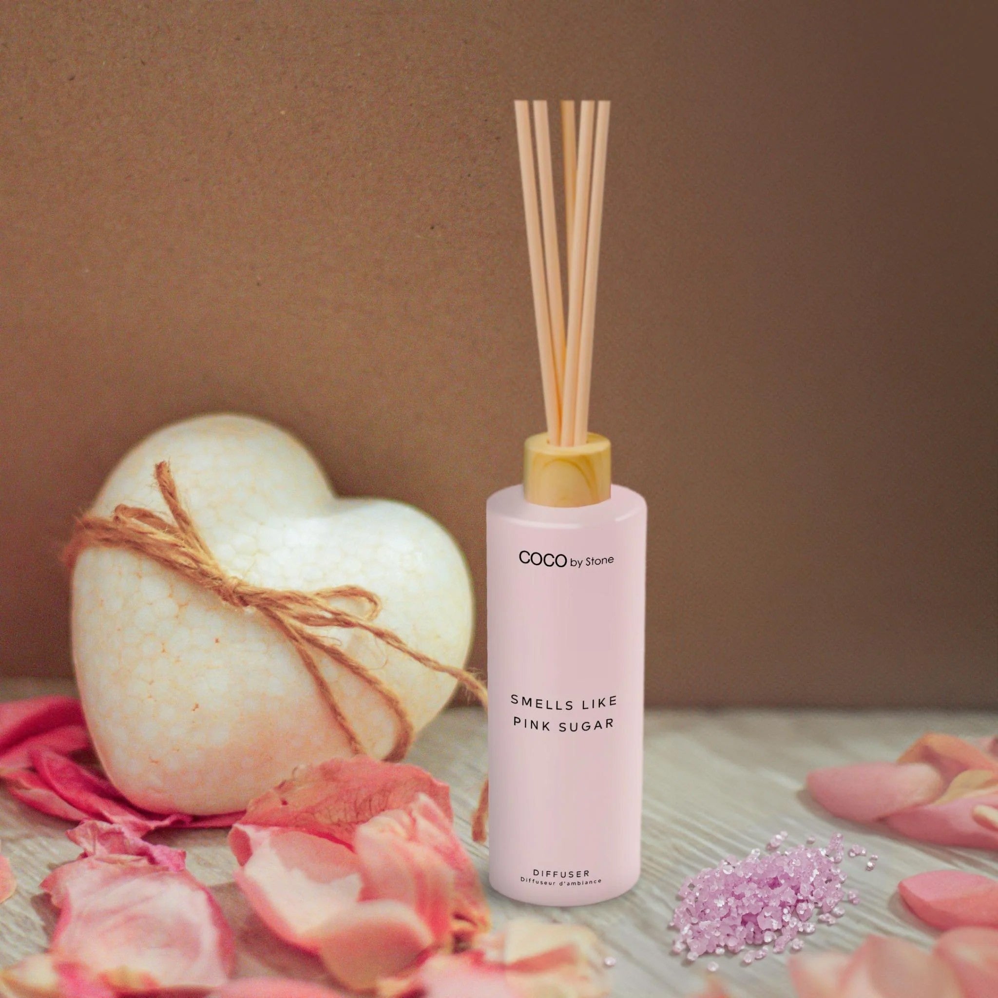 Coco by Stone Smells Like Pink Sugar Reed Diffuser Lifestyle