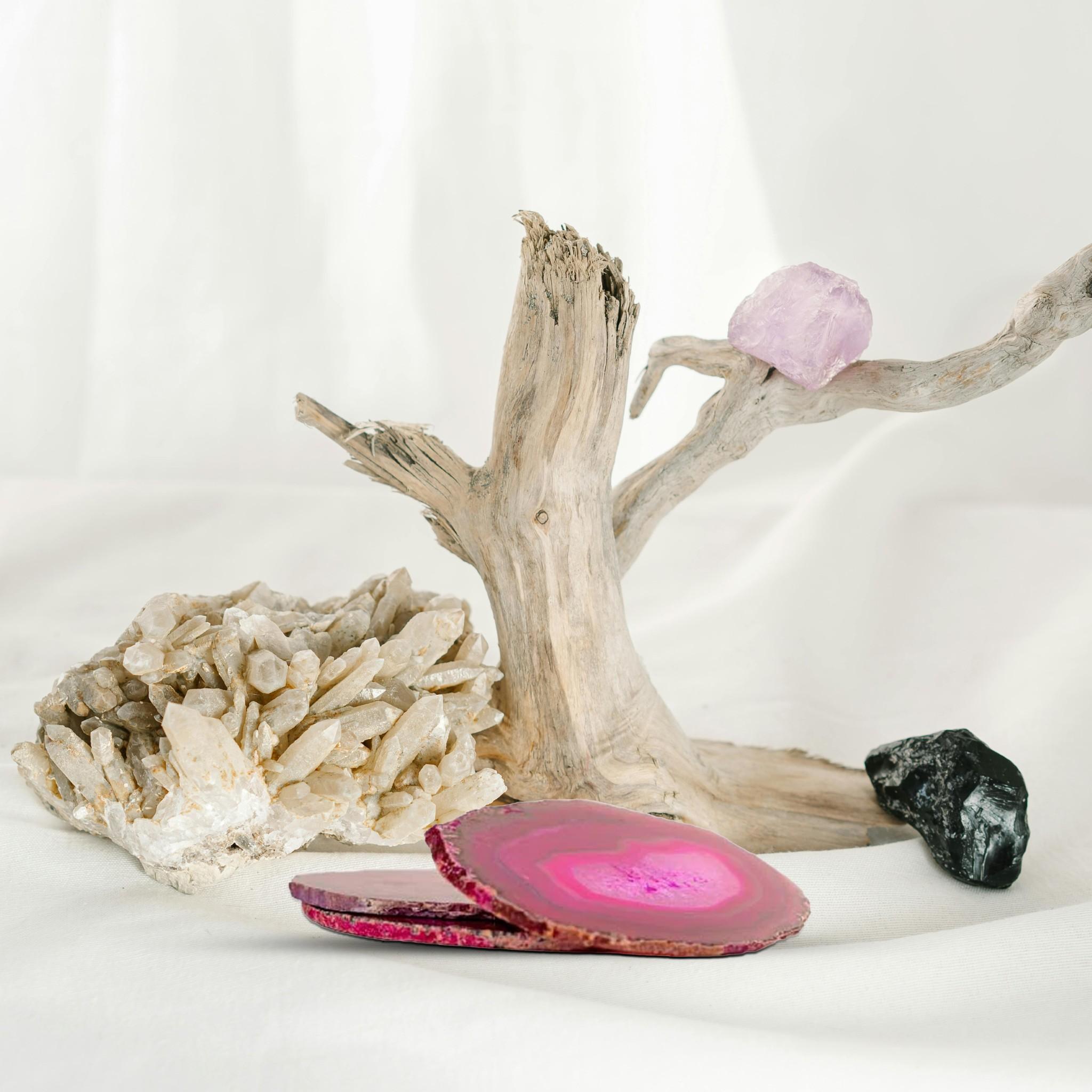 Pink Agate Coaster