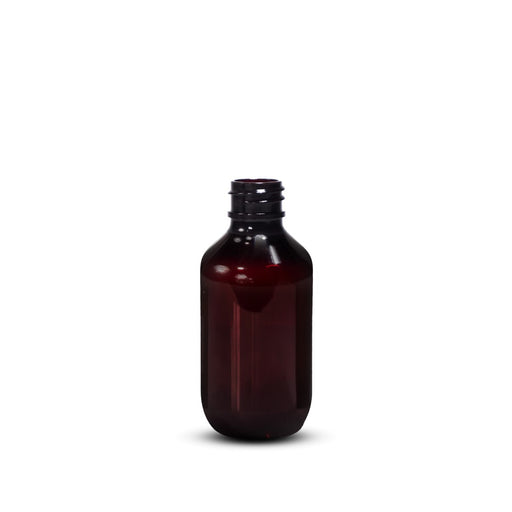 60ml (2oz) Amber European Plastic Bottle - 20-410 Neck Thread