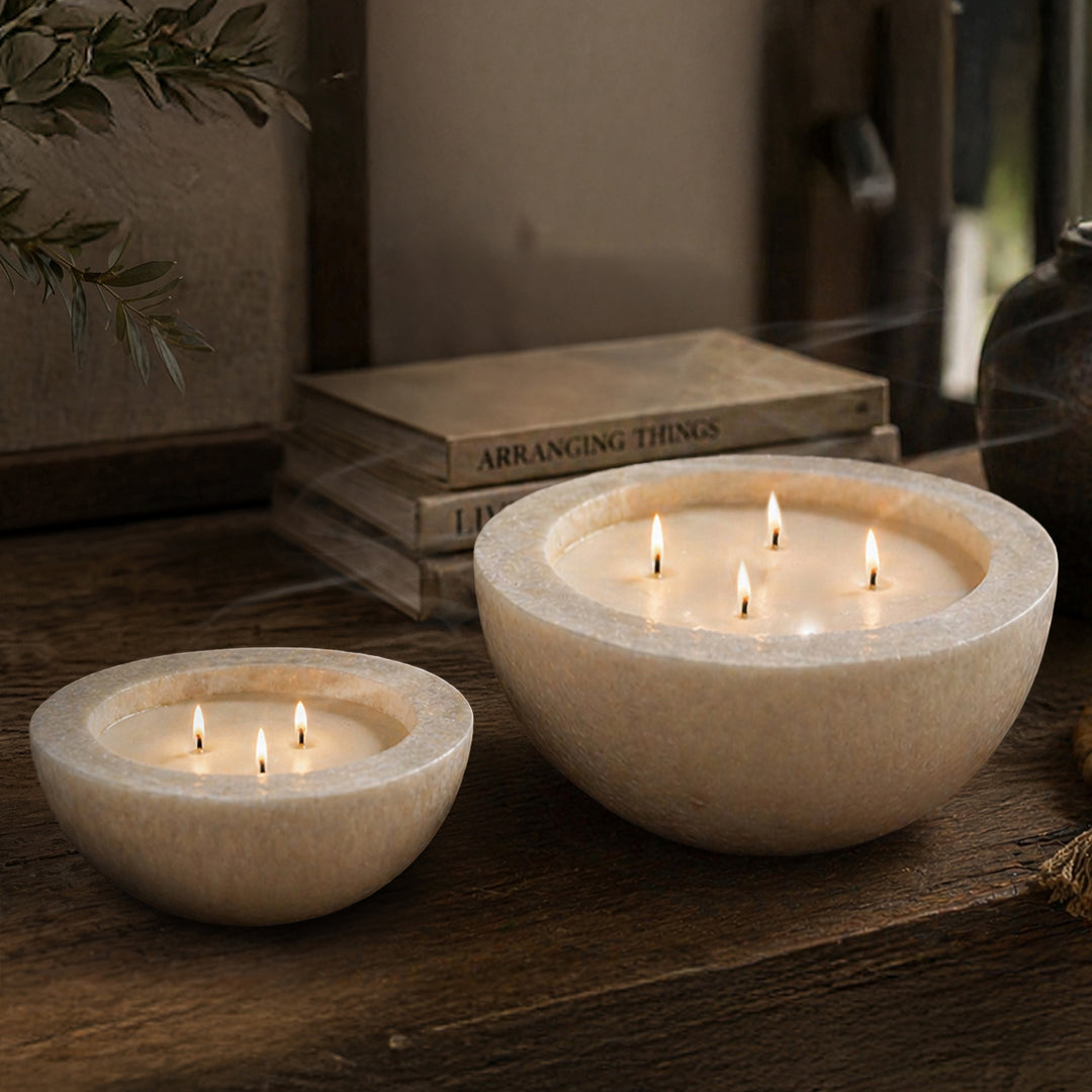 27cm x 10cm Crystal Bowl Candle