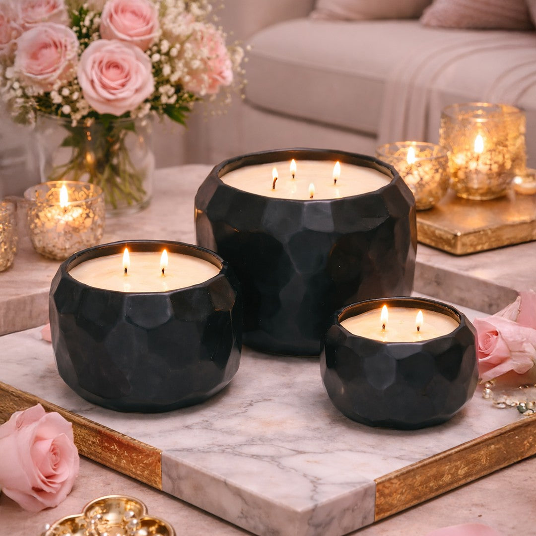 Stonecandles-Decor-Black-Discover-Pot-5-Group
