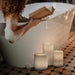 Stonecandles-Luminaries-White-Square-Group