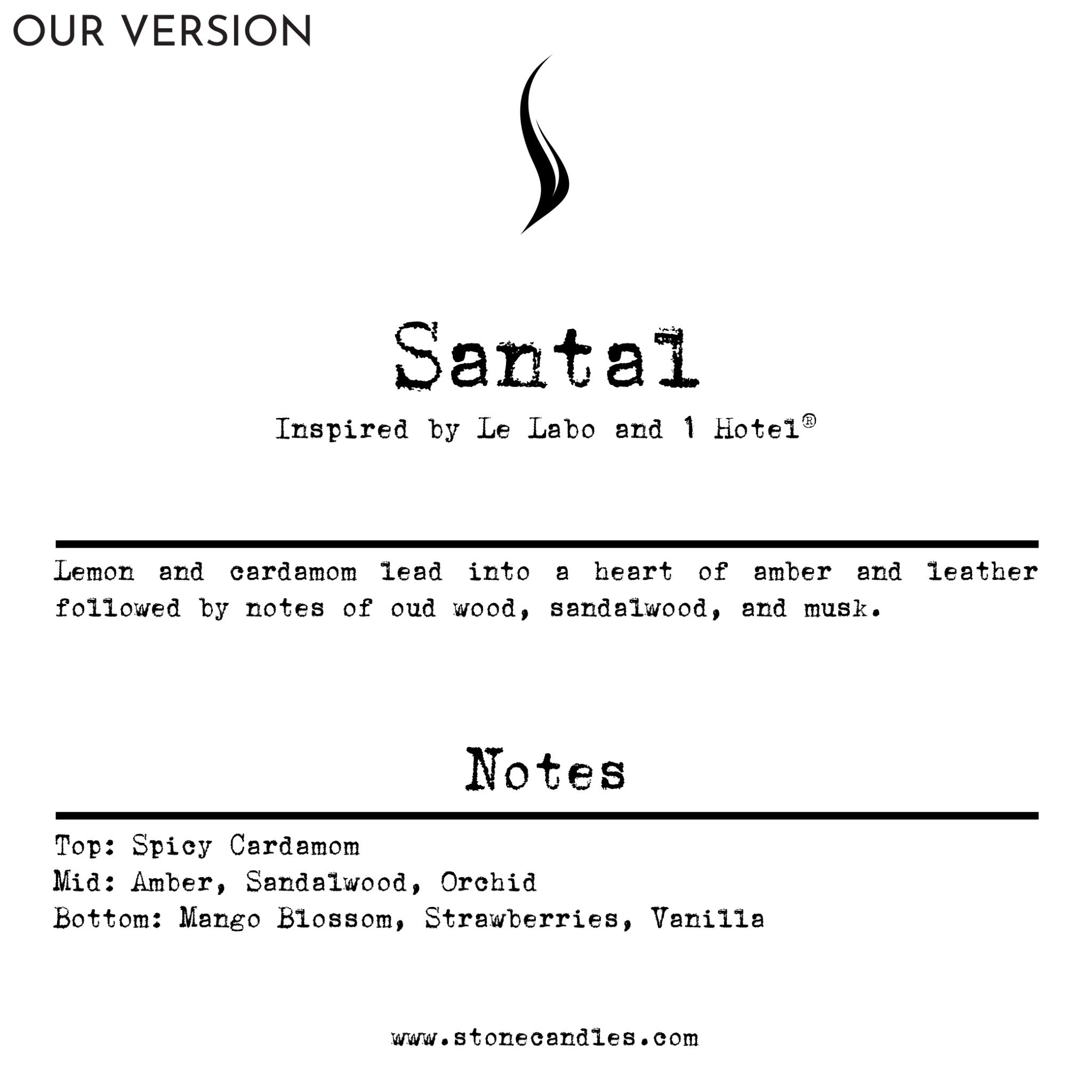 Santal (Our version) Sample Scent Strip