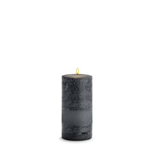 Black Bamboo Pillar Candles