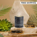 Stone Candles Scented Pillar Black Bamboo #scent_Black Bamboo