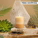 Stone Candles Scented Pillar Jasmine #scent_Jasmine