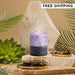 Stone Candles Scented Pillar Lavender #scent_Lavender