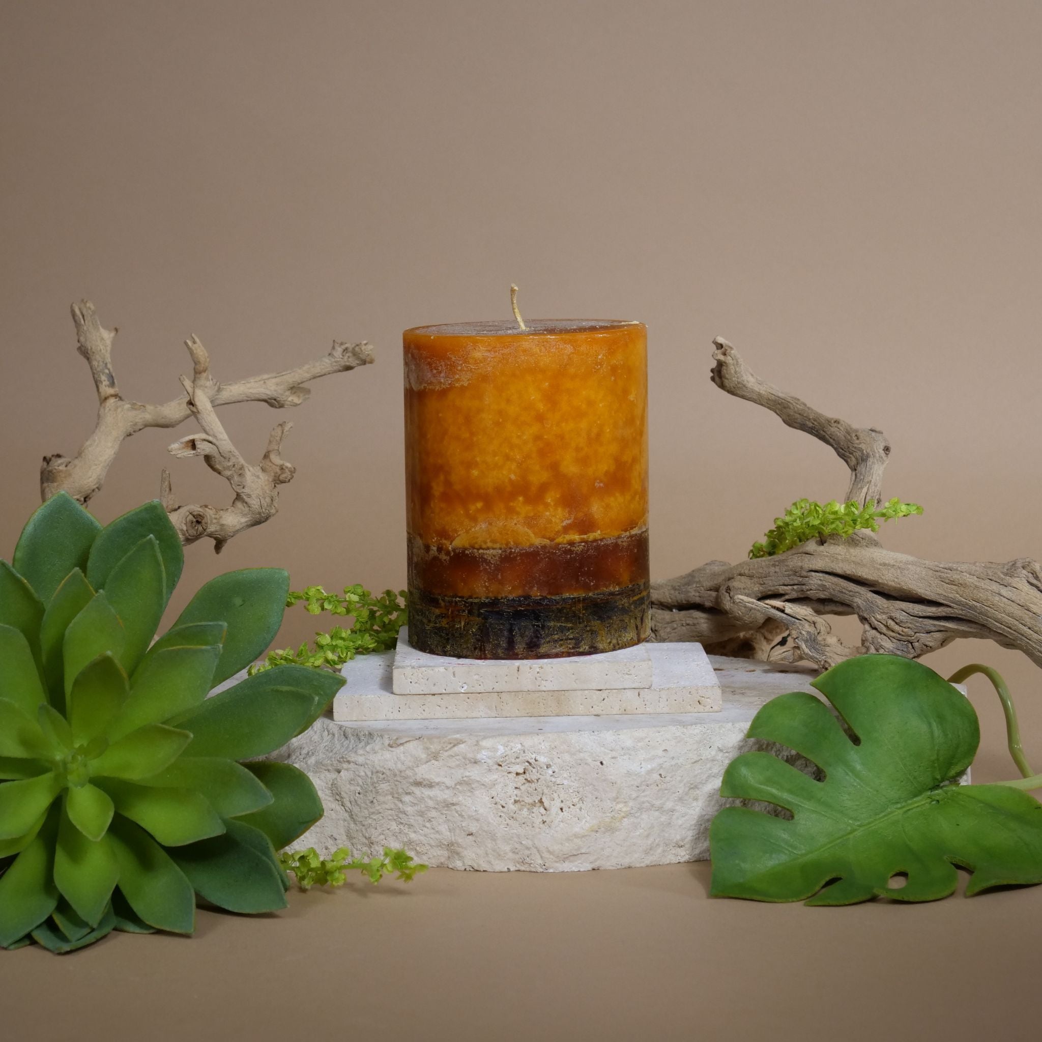 Mango Pillar Candles
