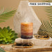 Stone Candles Scented Pillar Mango #scent_Mango