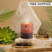 Stone Candles Scented Pillar Patchouli Sandalwood #scent_Patchouli Sandalwood