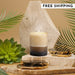 Stone Candles Scented Pillar Peony Plum Cucumber #scent_Peony Plum Cucumber