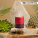 Stone Candles Scented Pillar Pomegranate #scent_Pomegranate