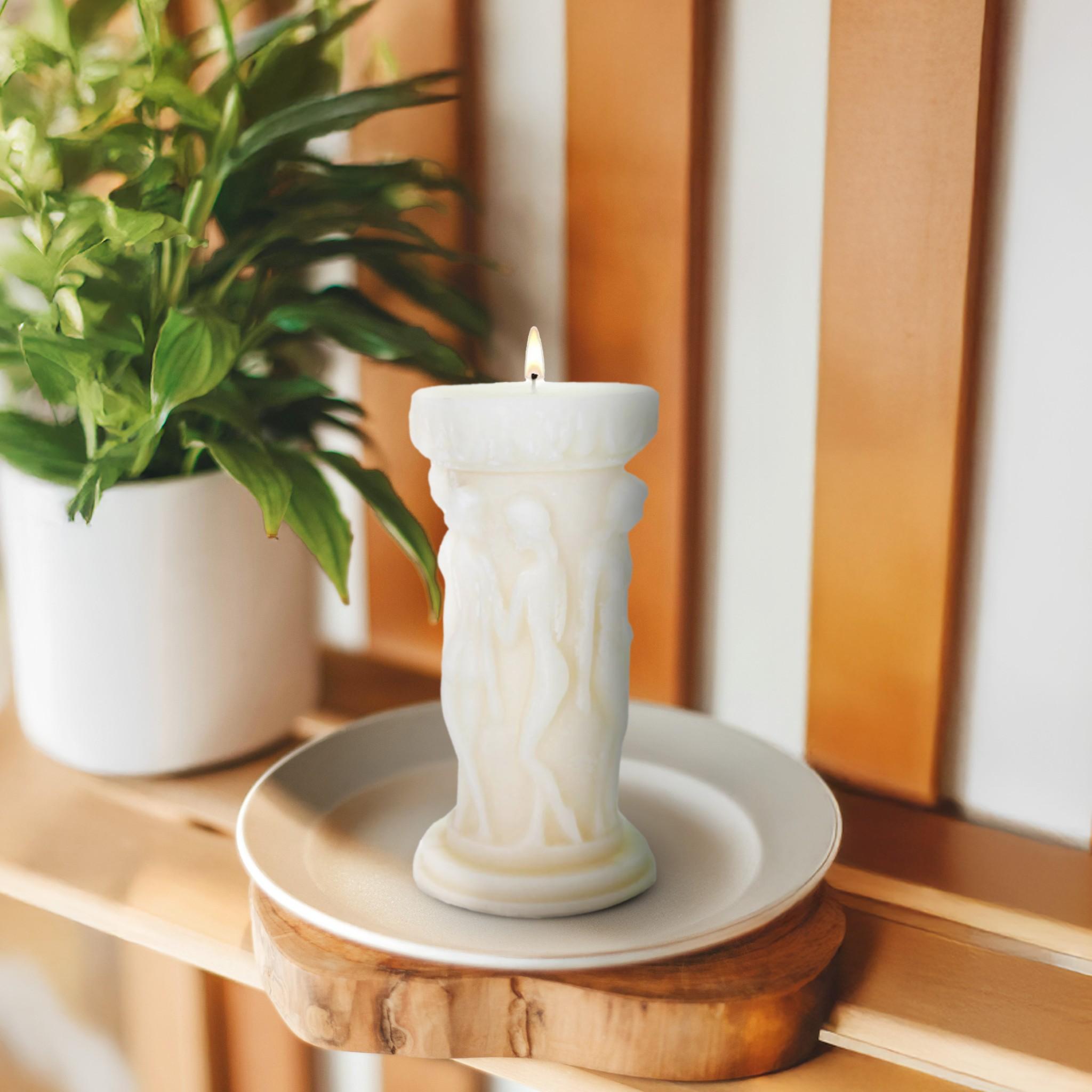 Dancing Ladies Medium Statue Candle