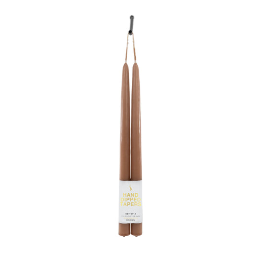 12" Joint Wick Brown Pair Candle