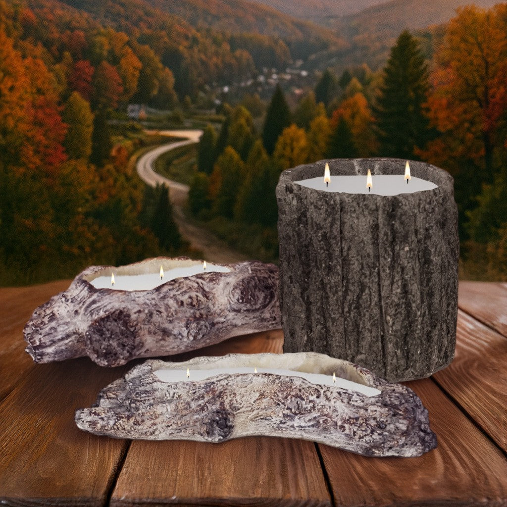 21oz Wood Log Candle