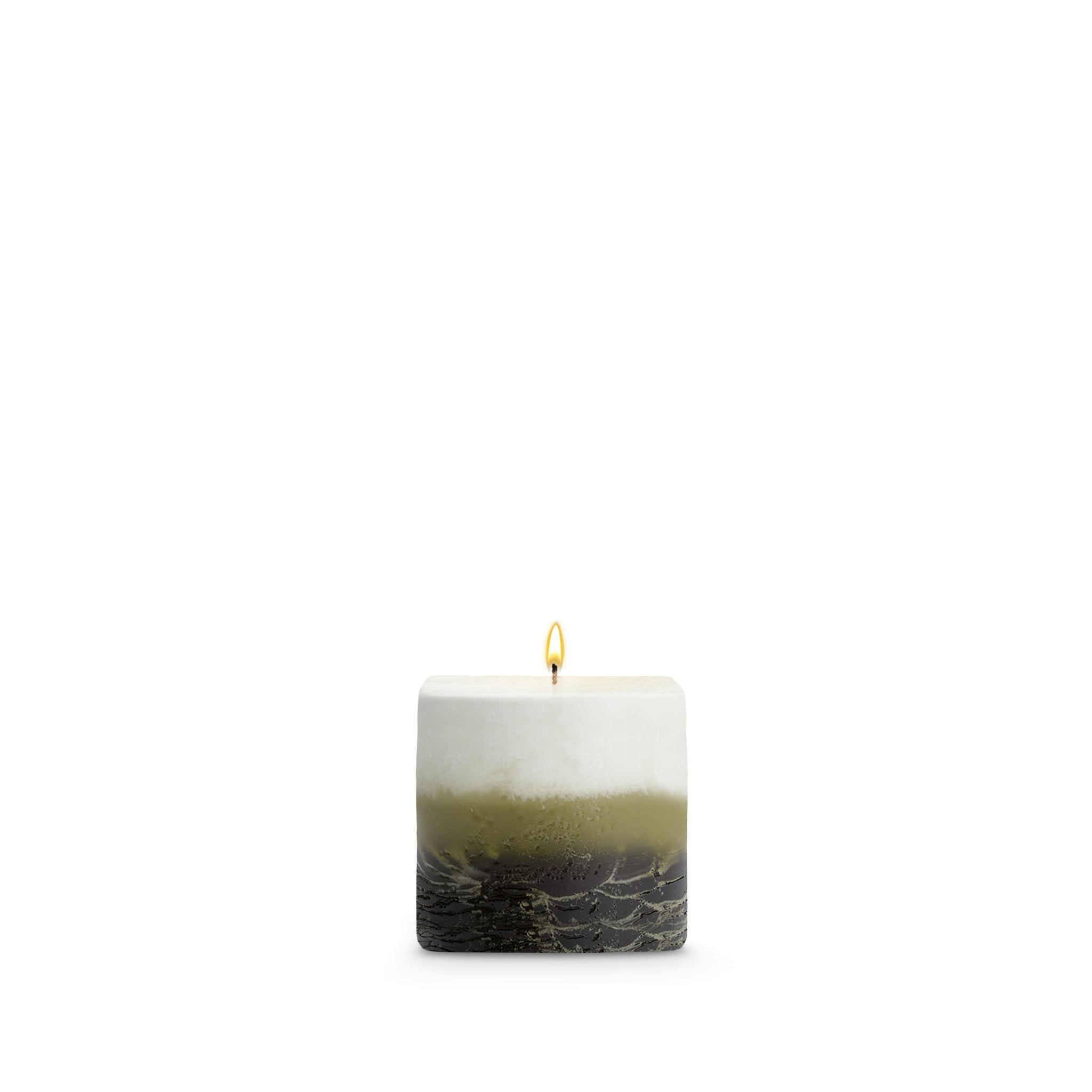 Green Tea Fig Pillar Candles