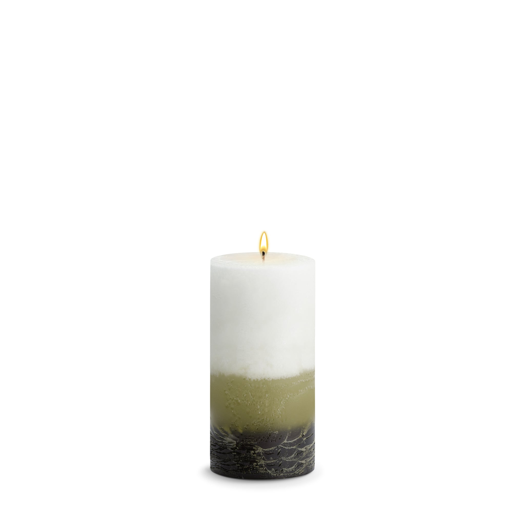 Green Tea Fig Pillar Candles