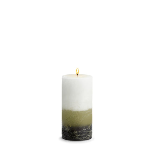 Green Tea Fig Pillar Candles