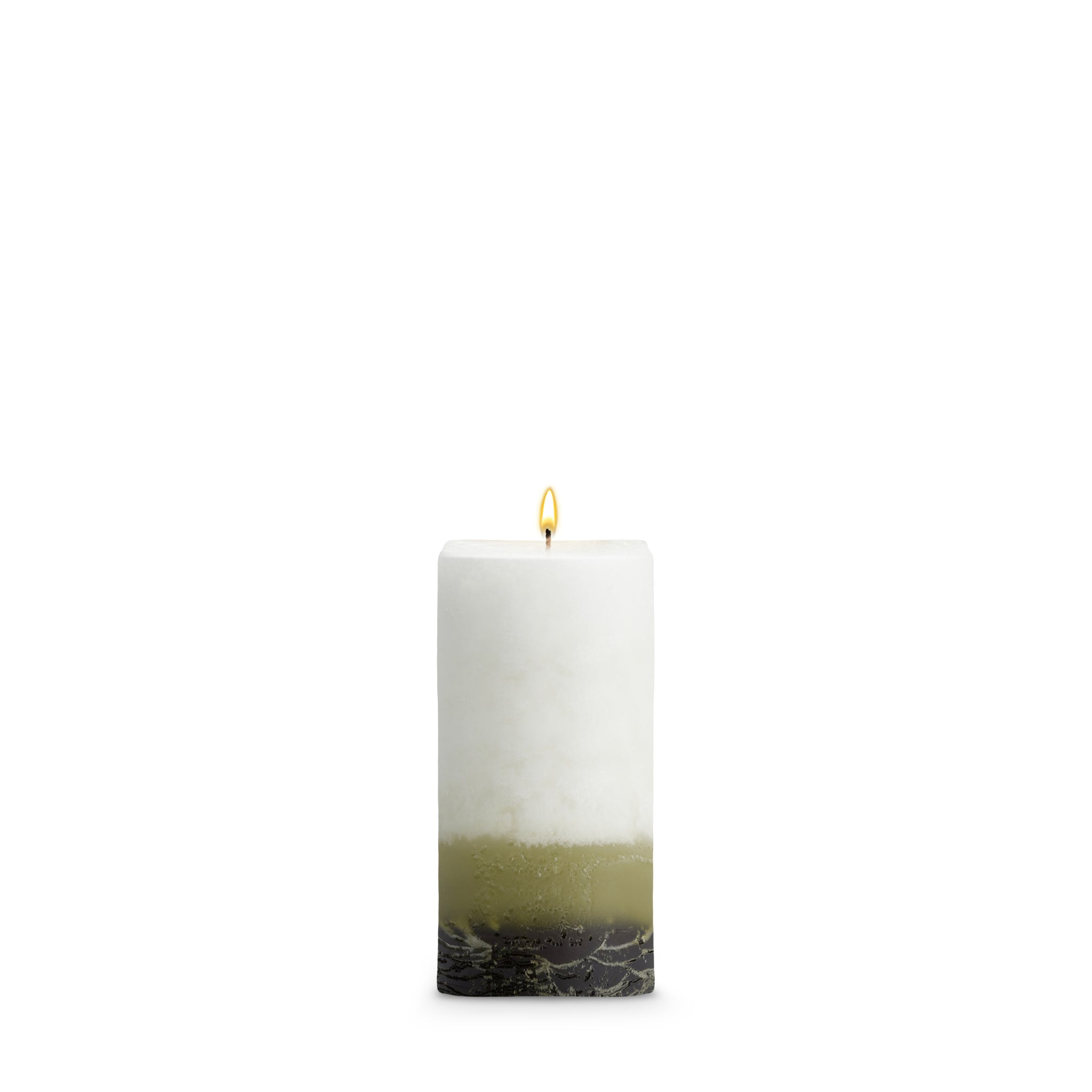 Green Tea Fig Pillar Candles