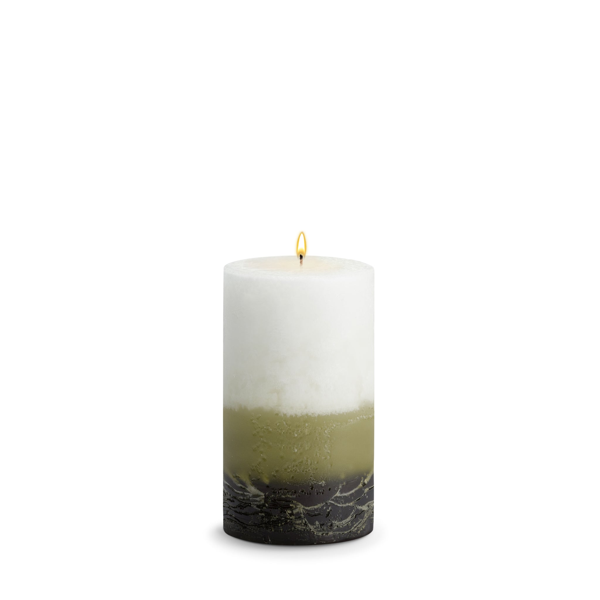 Green Tea Fig Pillar Candles