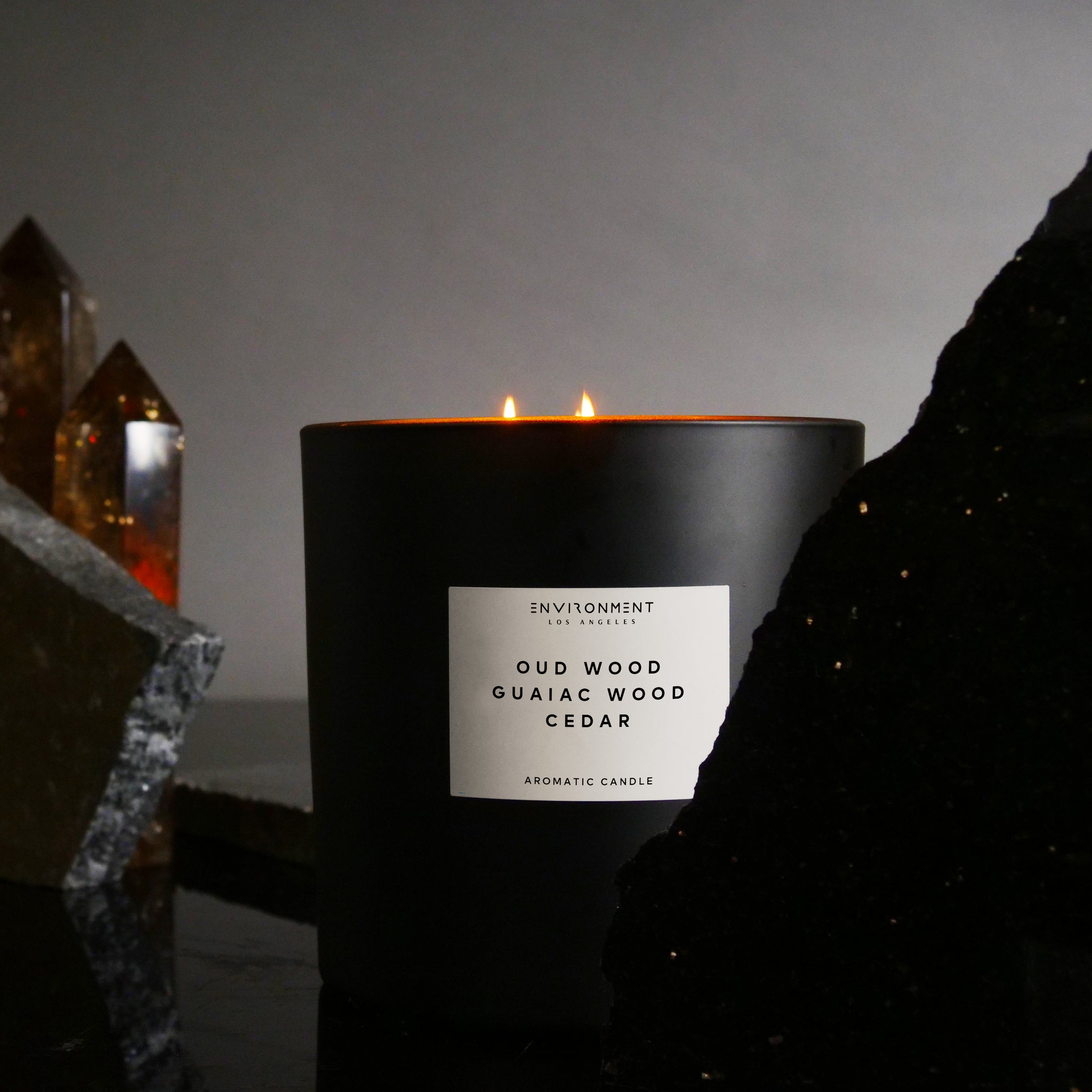 55oz Oud Wood | Guaiac Wood | Cedar Candle (Inspired by Tom Ford Oud Wood®)