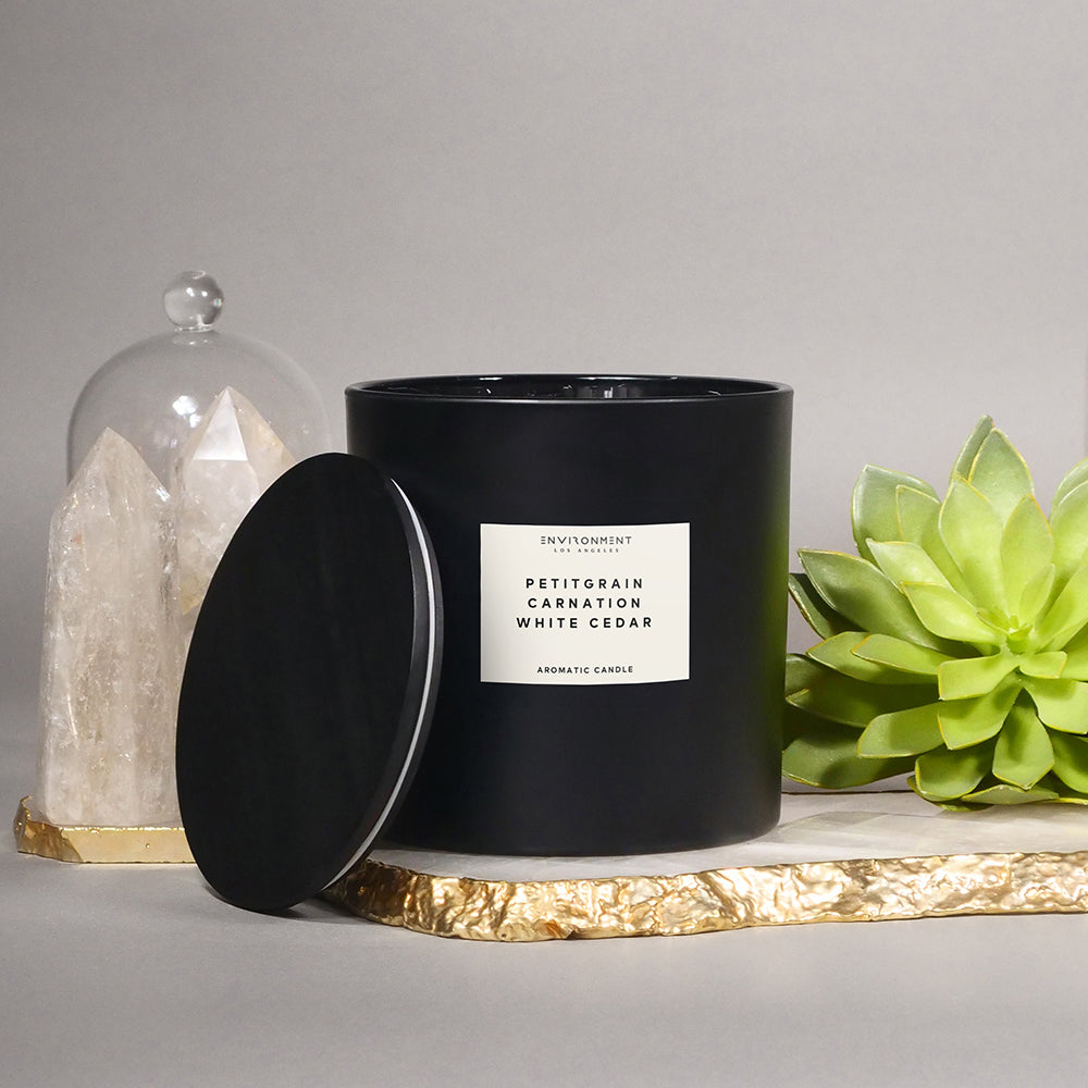 55oz Petitgrain | Carnation | White Cedar Candle (Inspired by YSL L'Homme®)