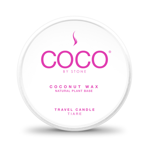 3.5oz Tiare Natural Coconut Apricot Wax Travel Tin Candle