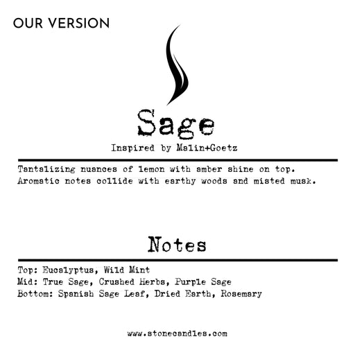 Sage (Our version) Sample Scent Strip
