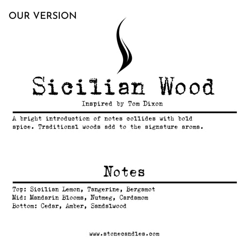 Sicilian Wood (Our version) Sample Scent Strip
