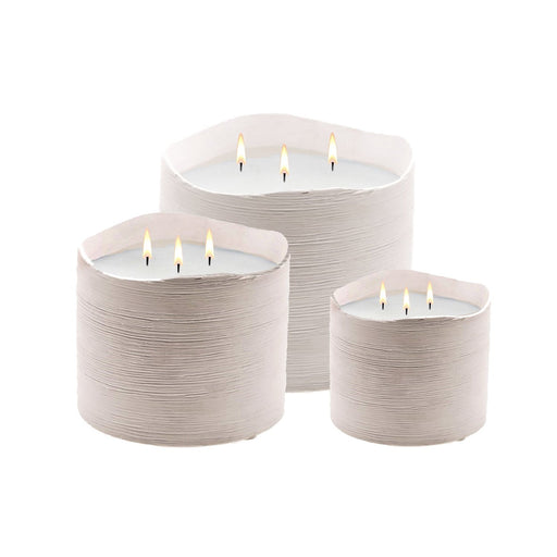 Stone Candles Decor White Delphi Web Group