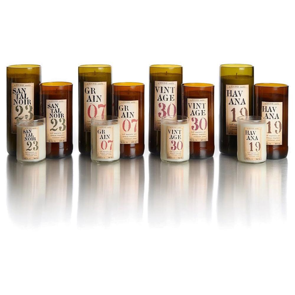 Stone Candles Reclaimed Bottle Everyday